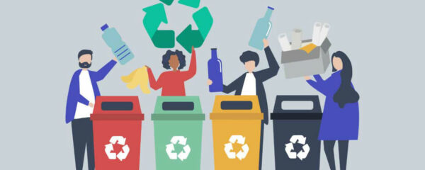 recyclage au bureau
